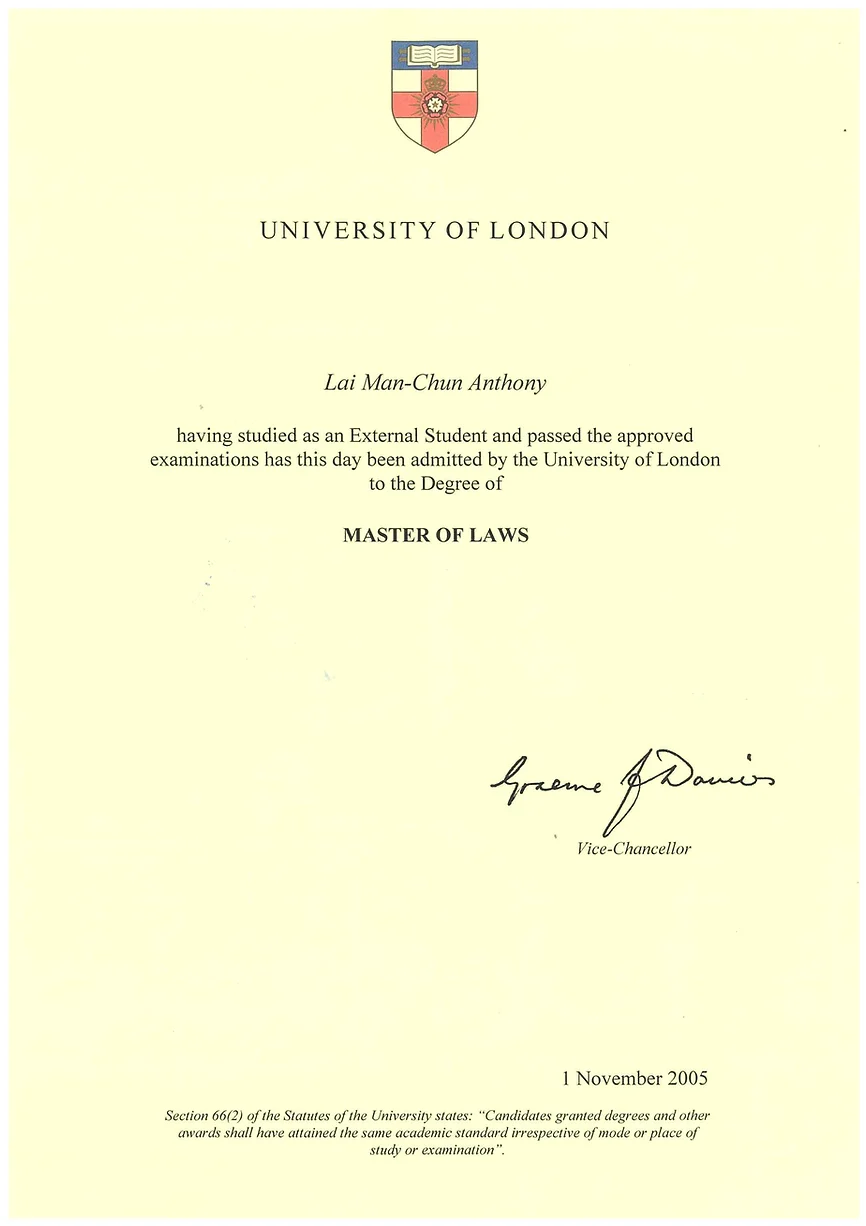 Practising Certificate